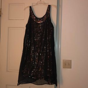 Brand new sequin little black dress